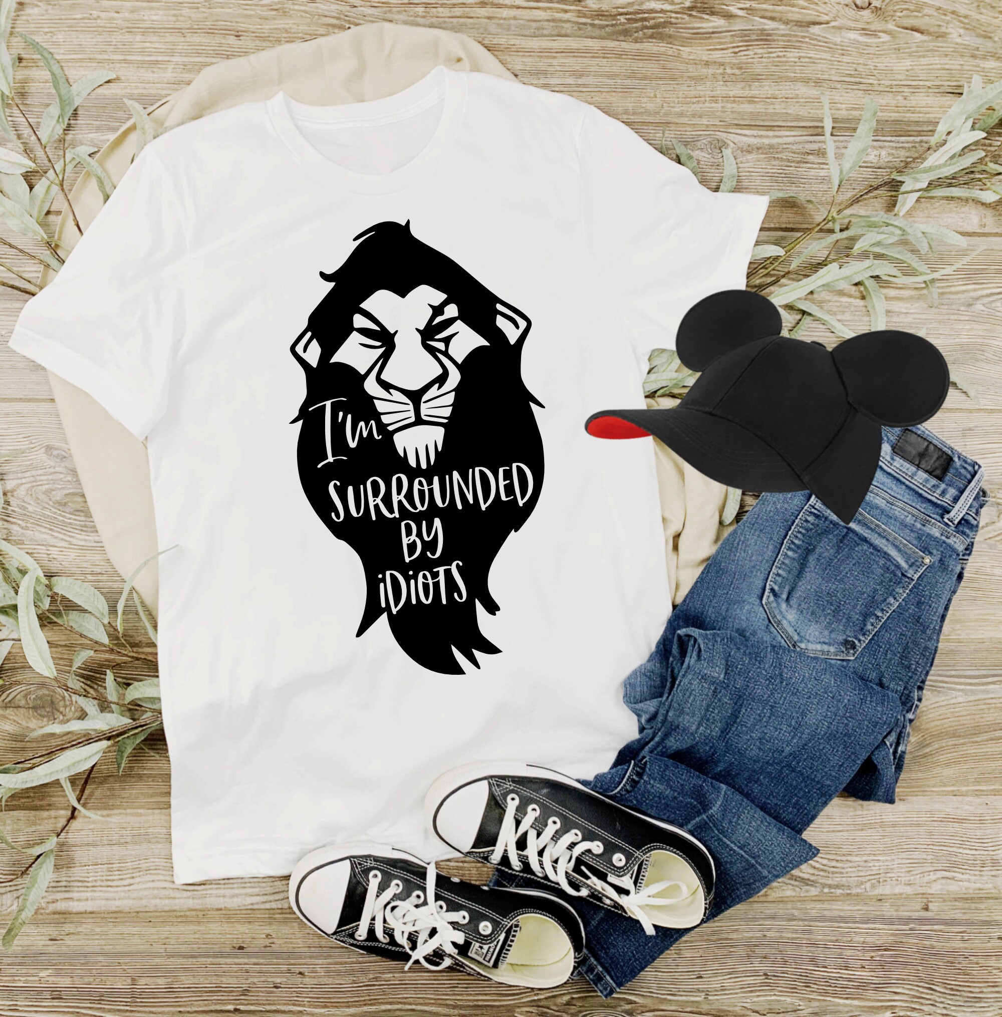 The Lion King Scar I'm Surrounded By Idiots Shirt - NVDTeeshirt