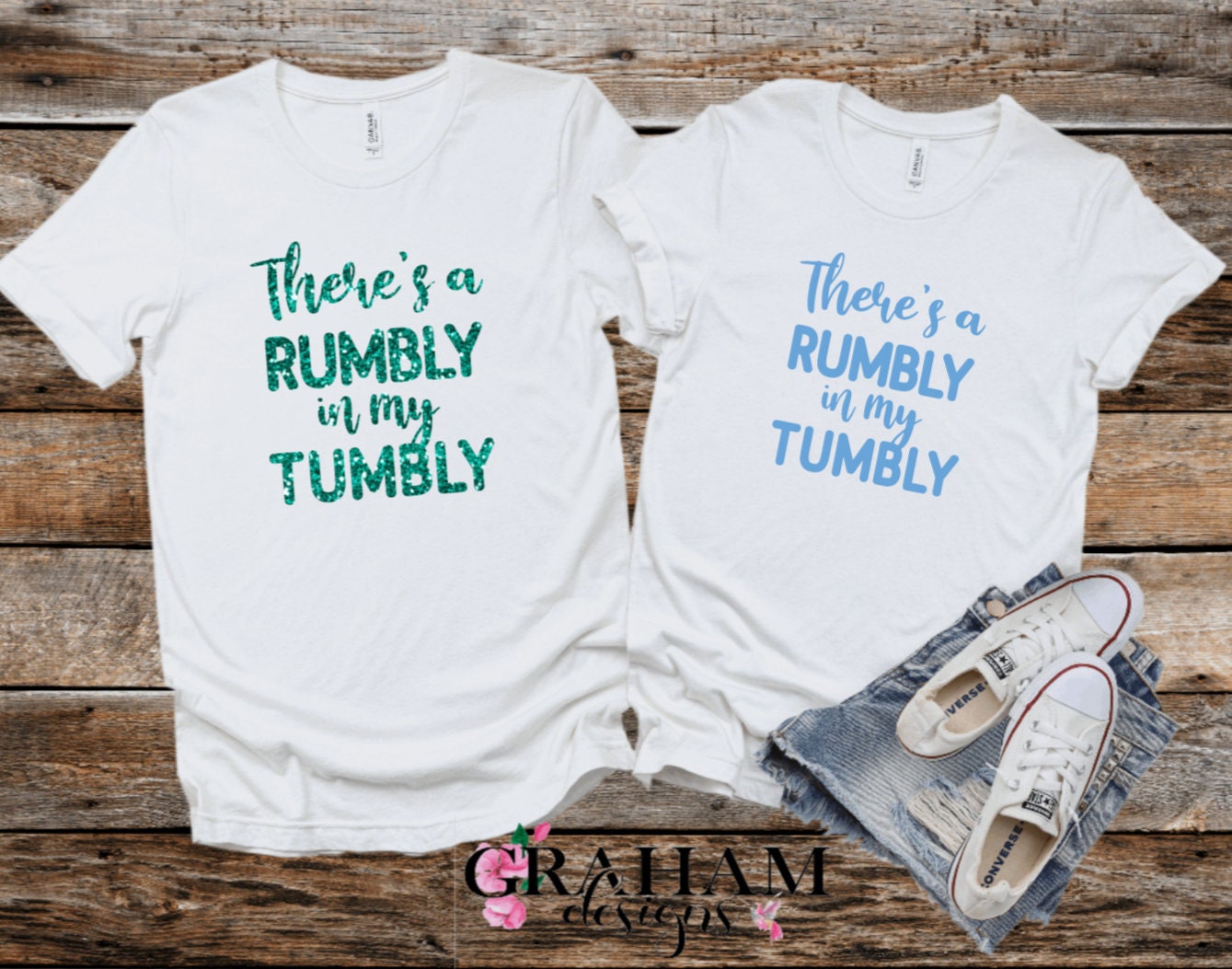 There's a rumbly in my tumbly shirt Clearance
