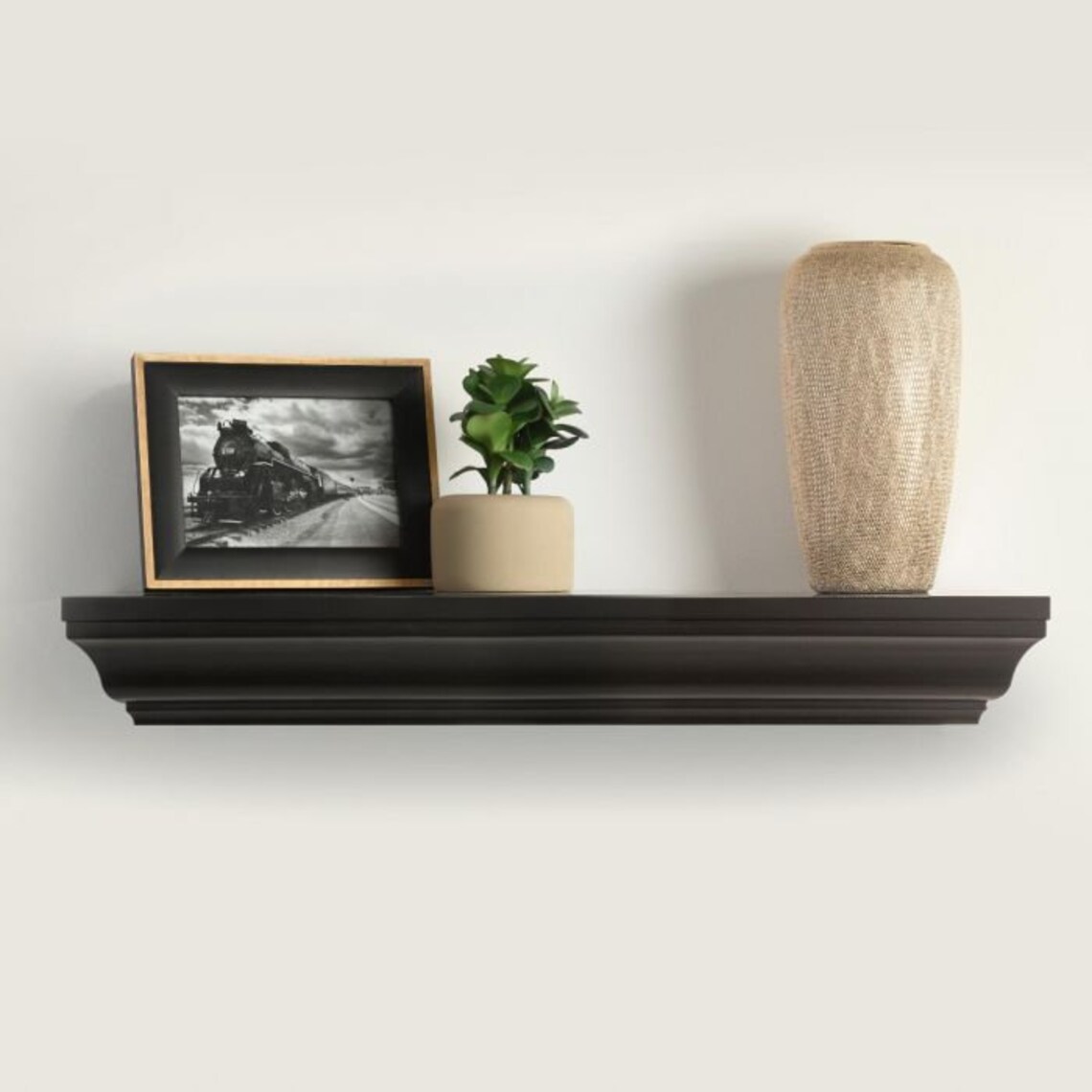 Ace Medium Floating Concealment Shelf in Black Finish w/ RFID Etsy