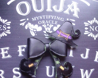 Forever in Black Vintage Hallowe'en Witchy Bow