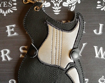 Forever in Black Ziggy Plays Guitar Shaped Pick Holder