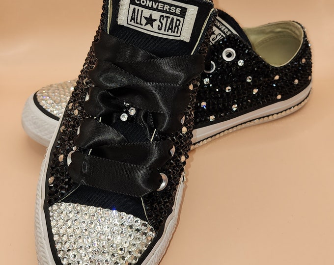 Bling Black Moccasin Shoes