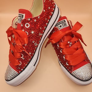 Red Bling Sneakers
