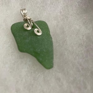 Lake Erie beach glass pendant