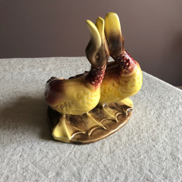 Vintage Hull Two Ducks Planter Vase 95 USA Mid-Century