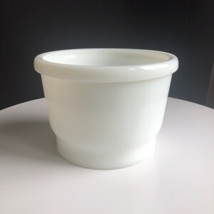 Vintage White Milk Glass Mixing Bowl