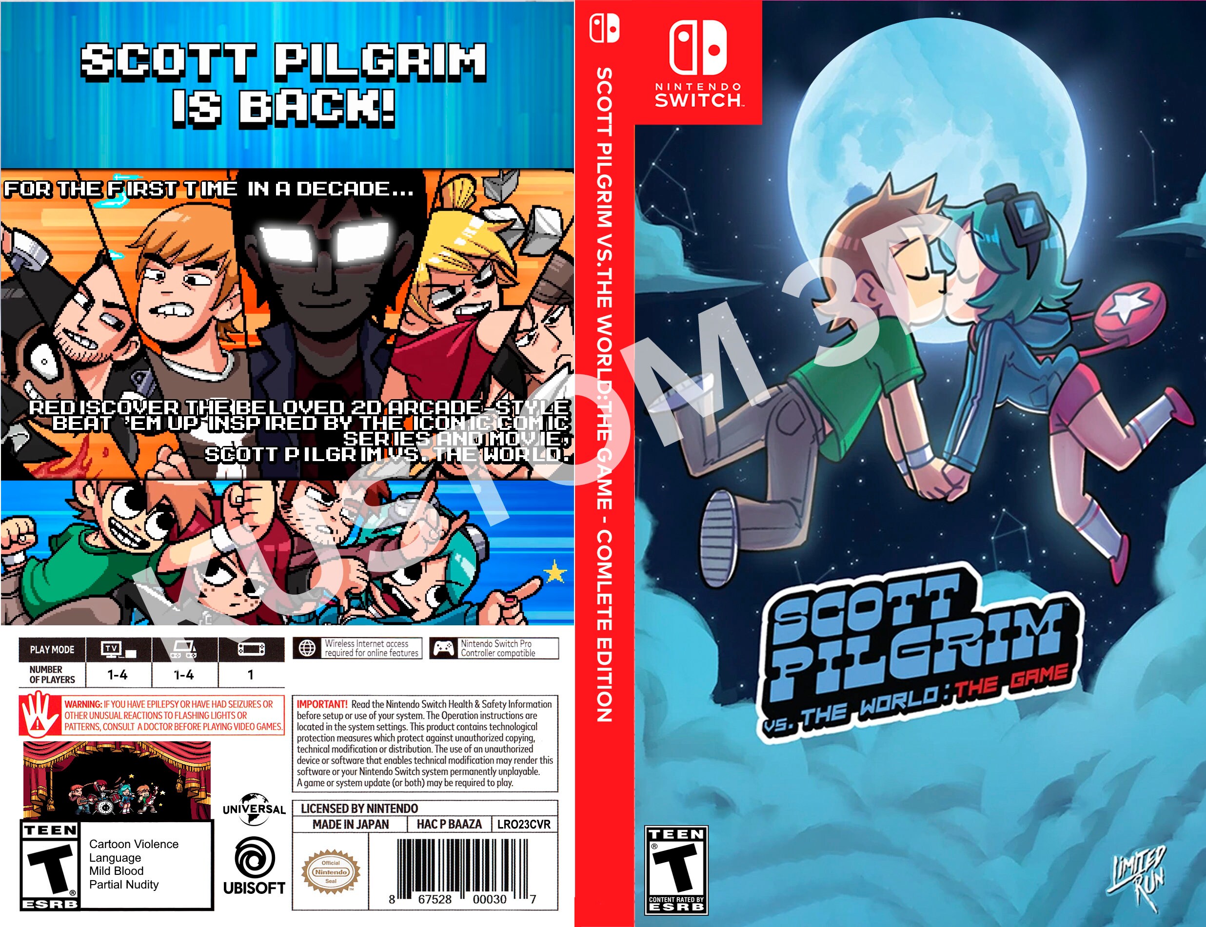 Scott Pilgrim Vs. the World: the Game Complete Edition - Etsy Sweden