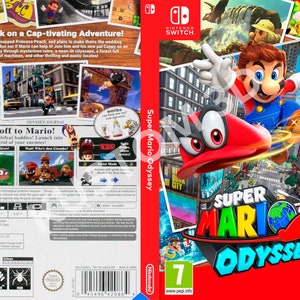 mario odyssey game case
