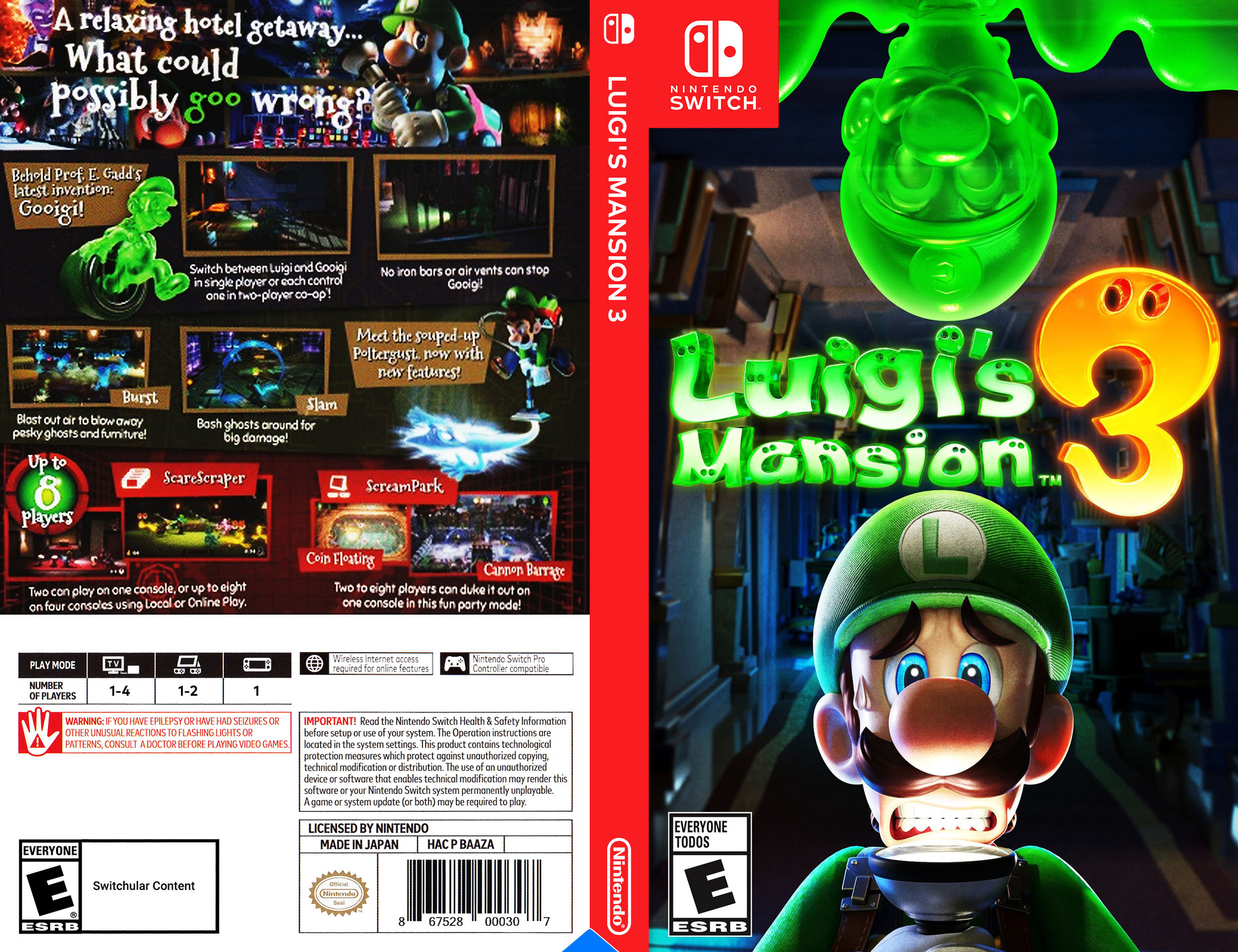 Luigi s mansion nintendo switch