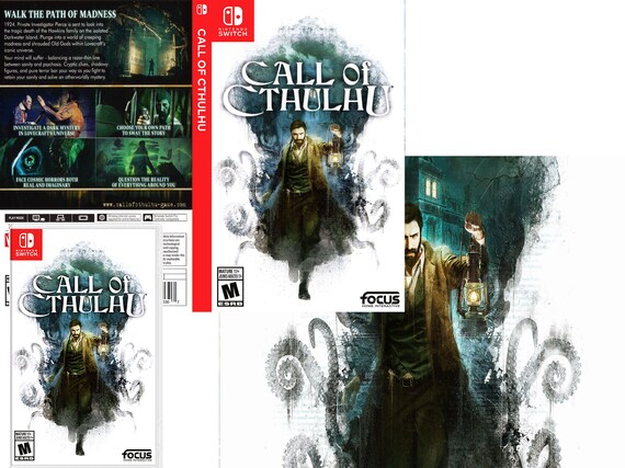 Custom Nintendo Switch Art Cover Call Of Cthulhu Game Case Etsy Custom Nintendo Switch Art Cover Call Of Cthulhu Game Case Etsy