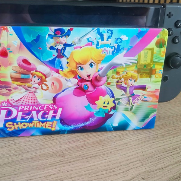 Nintendo Switch Dock Front Panel Cover Princess Peach Showtime