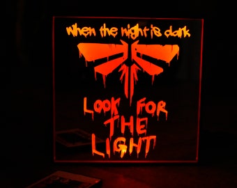 LED Motivo della lampada decorativa "The Last of US 2 -Fireflies", The Last of US parte 2 Lamp, Nintendo Lamp