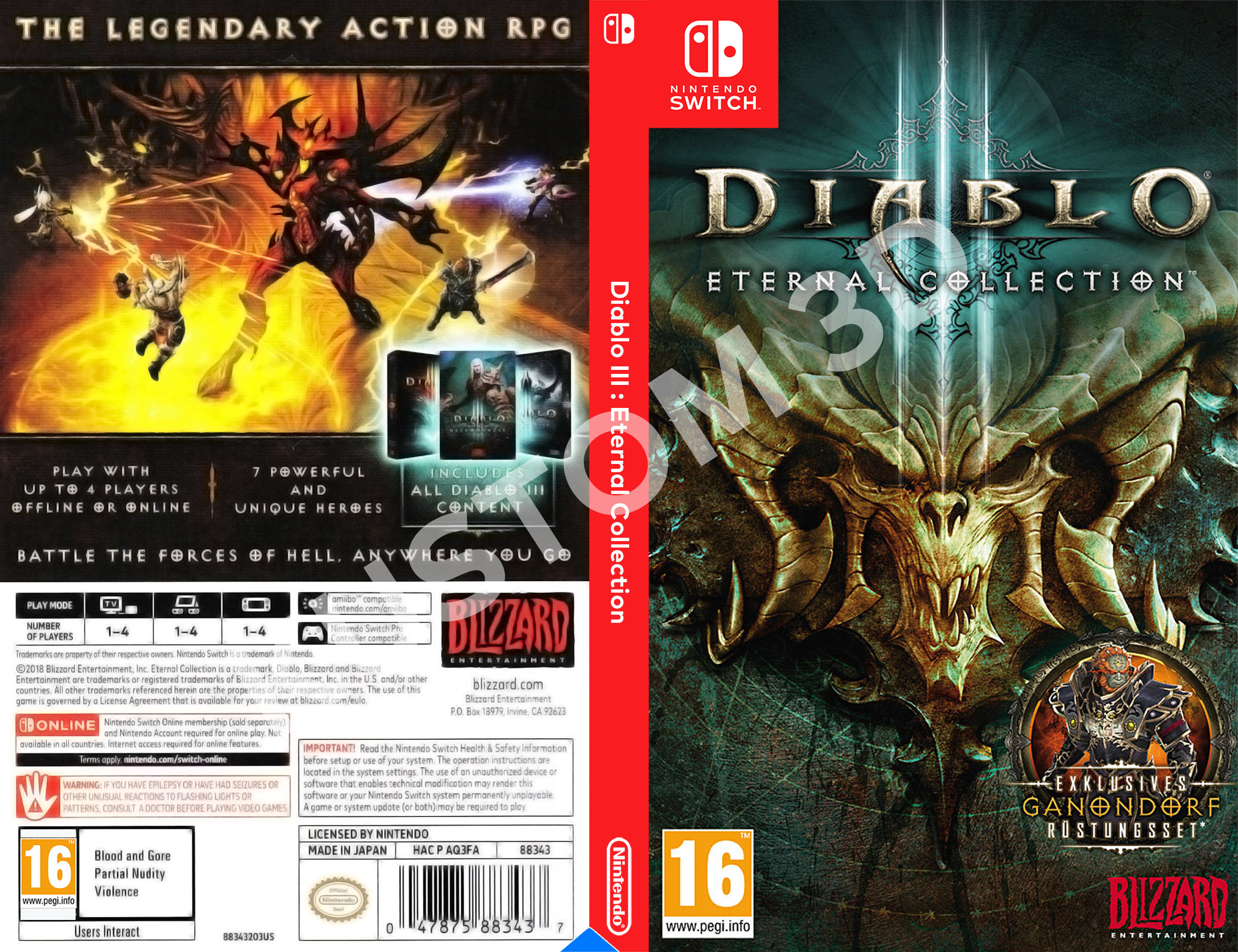 Diablo 3 nintendo. Diablo 3 Eternal collection Nintendo Switch. Diablo III: Eternal collection Нинтендо обложка. Diablo III: Eternal collection обложка. Диабло 3 Нинтендо свитч.
