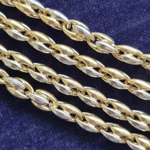Chimento 18ct Yellow and White Gold Fancy Link Necklace