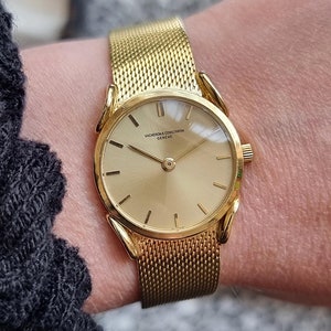 Vacheron & Constantin Vintage 1960's 18ct Gold Mechanical Wrist Watch