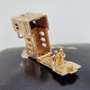 Vintage 9 Karat Gold Kirche Hochzeitscharme