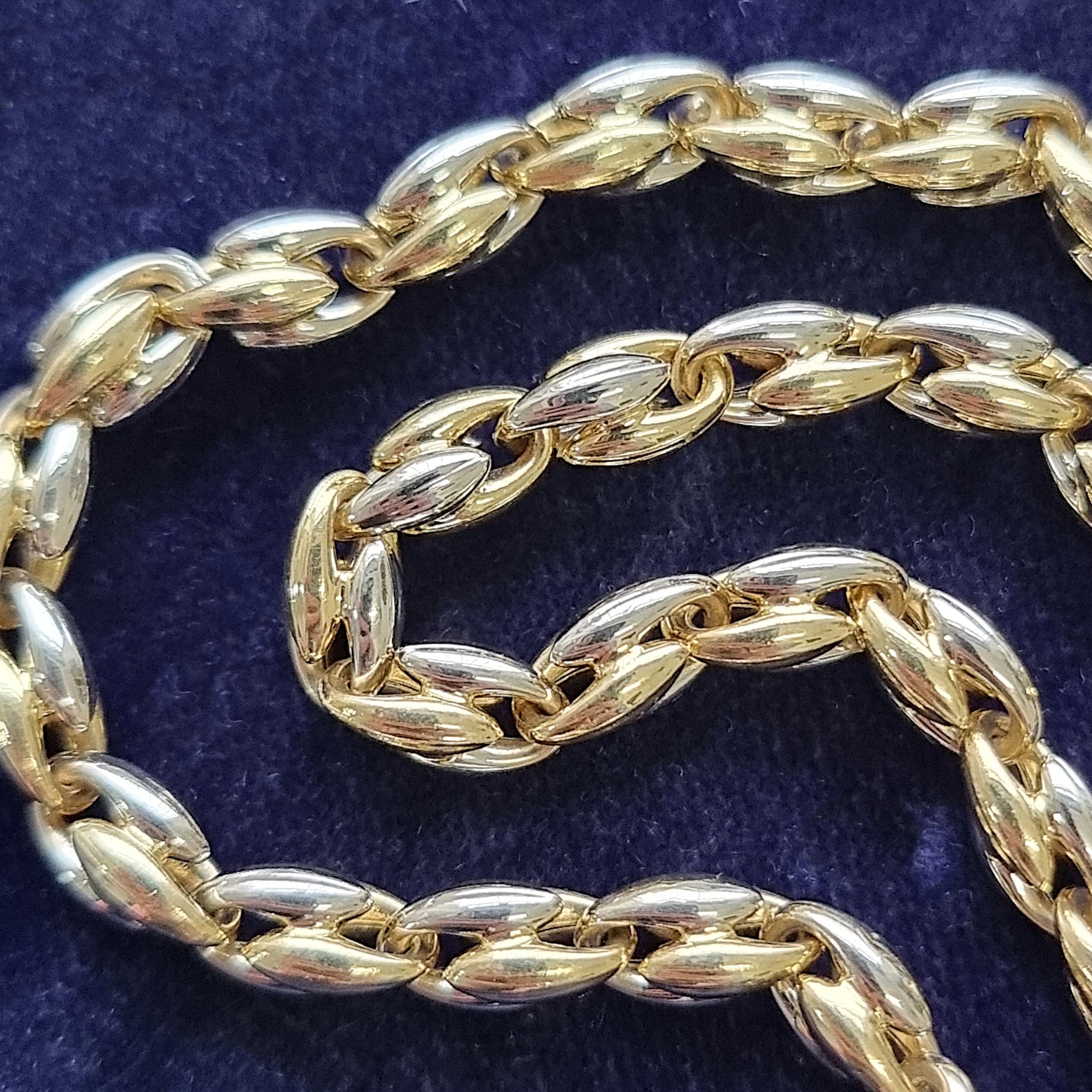 Chimento Italian 18ct Yellow and White Gold Fancy Link Chain