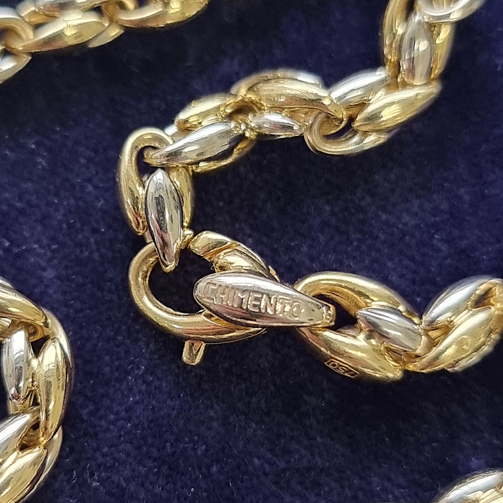 CHIMENTO 18K ネックレス Chimento Italian 18ct Yellow and White Gold Fancy Link Chain