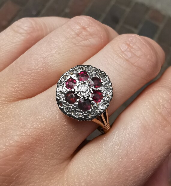 Etsy cluster sale ring