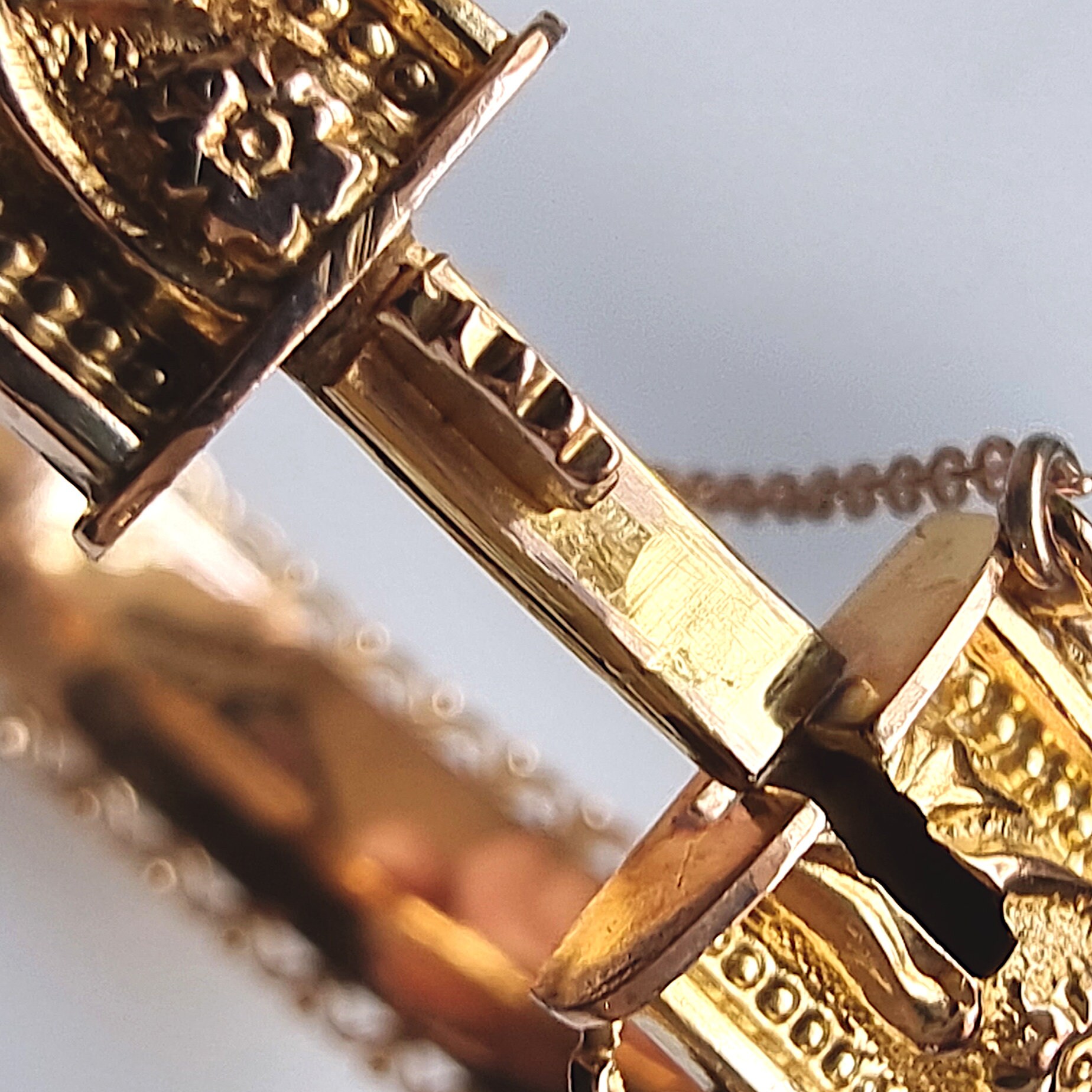 Antique 9ct Gold Embossed Bangle Hallmarked Birmingham 1913 Etsy UK