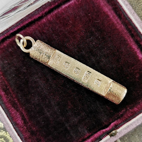 Solid gold deals ingot pendant