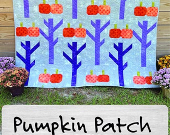 Kürbis Patch Quilt - PDF Download