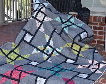 Fat Quarter Bedazzled Quilt Pattern Booklet PDF by Pam and Nicky ...