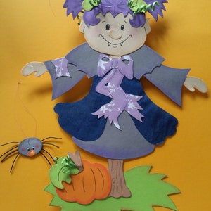 Imagem de janela de papelão grande espantalho vampiro maxi