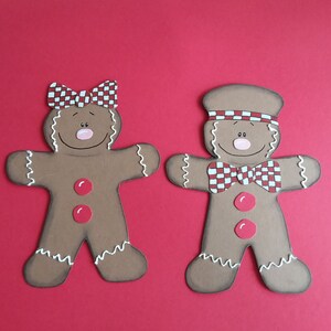 Fensterbild Lebkuchenmännchen