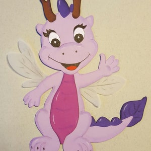 Window Image cardstock Dragon