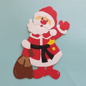 Image de fenêtre Père Noël classique