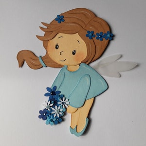 Imagem de janela de papelão elfo azul