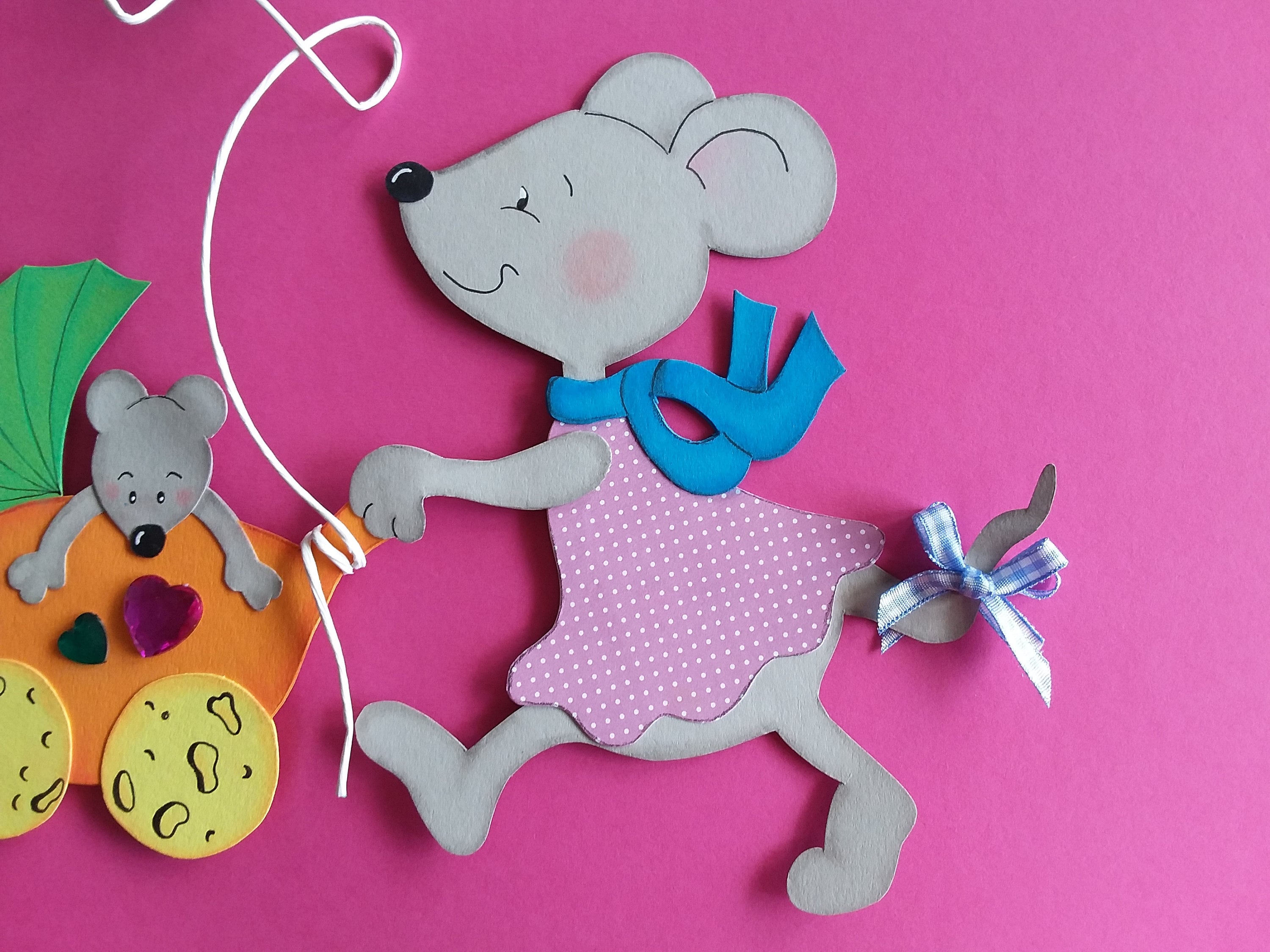 Das Ist Mama Maus Sieht Wie Alle Mäuse Aus Fensterbild Tonkarton Mama Maus mit Kinderwagen - Etsy.de