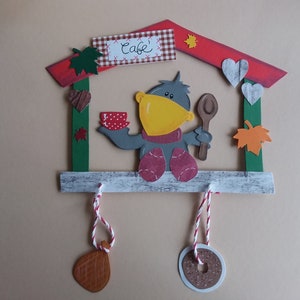 Tableau de fenêtre nichoir en carton d'argile