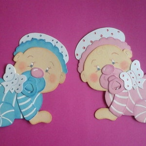 Fenterbild Tonkarton Babys