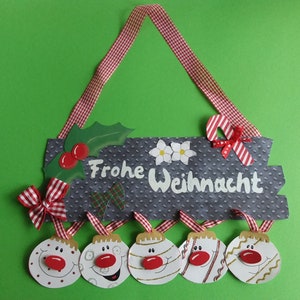 Panneau de porte photo de fenêtre Noël