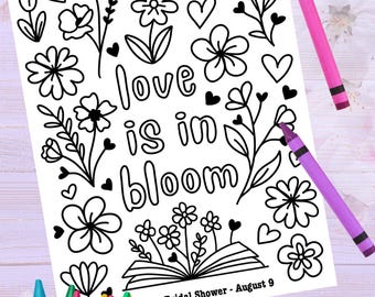 CUSTOM Coloring Pages for special occasions, birthdays, holidays, parties, and more!
