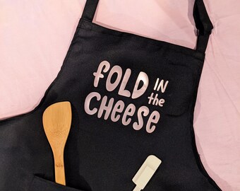 Fold in the Cheese Apron – Unique Kitchen Accessories, Original Artwork Print