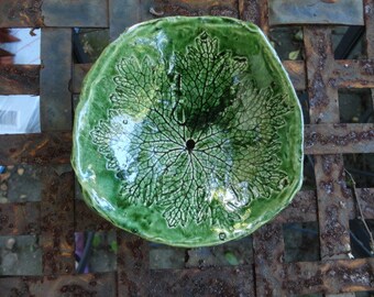 Soap dish basin, green