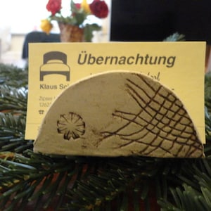 Visitenkartenständer, Zettelhalter, Natur