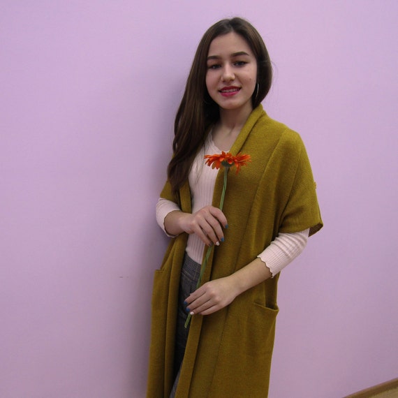 dressy duster cardigan