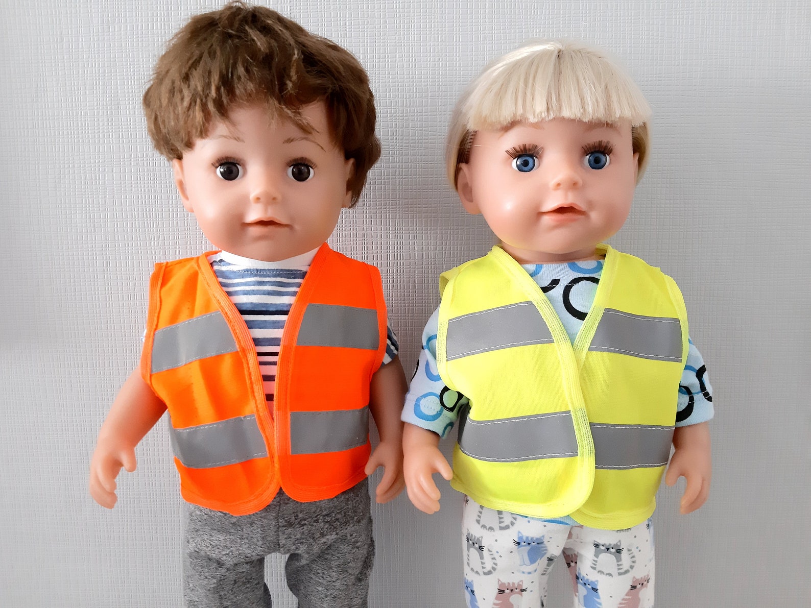 Doll Clothes Warning Vests Safety Vests Leisure Vests for Etsy UK