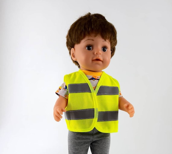 Doll Clothes, High-visibility Vests, Safety Vests, Leisure Vests for Dolls  and Teddy Bears 40-45 Cm 17-18 Inches, Custom-made Available 