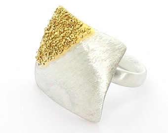 Ring Silber mit Gold