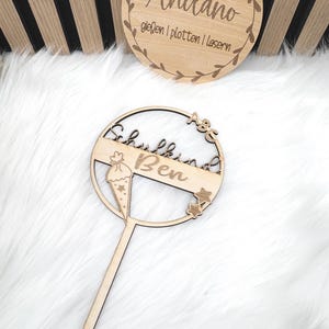 Cake- Topper Einschulung | Tortenstecker | Schulkind | Cake Topper personalisiert