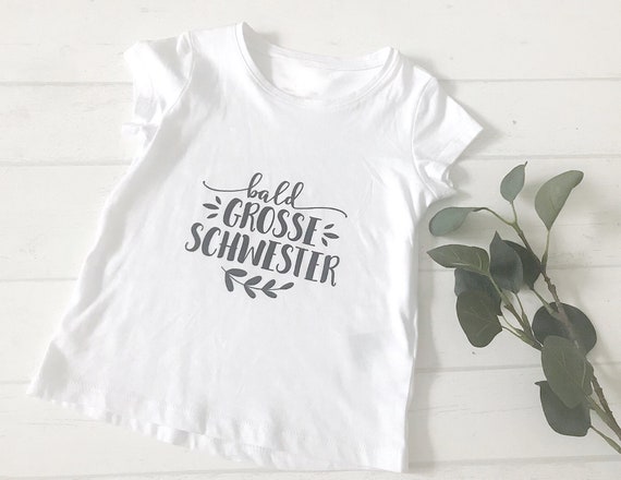 Plott Bugelbild Bald Grosse Schwester Etsy