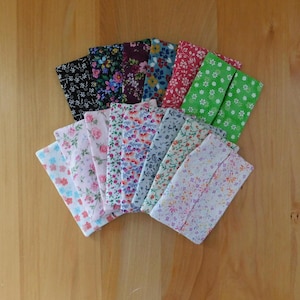 Pocket Tissue Holder/ Travel Tissue Cover/Tissue Pouch/ Fabric Tissue Holder/ Cover Lined Tissue Storage/Tissue Cozy/Tissue Case