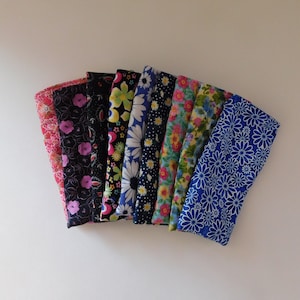 Eyeglasses Padded Quilted Case / Glasses Soft Case /Padded Eyeglasses Holder /Sunglasses Sleeve /Reading Glasses Pouch /Floral Glasses Case