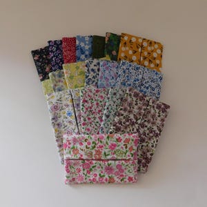 Pocket Tissue Holder/ Travel Tissue Cover/Tissue Pouch/ Fabric Tissue Holder/Cover Lined Tissue Storage/Tissue Cozy/Tissue Case