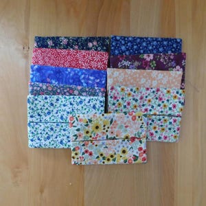 Floral Fabric Pocket Tissue Holder - Travel Tissue Cozy